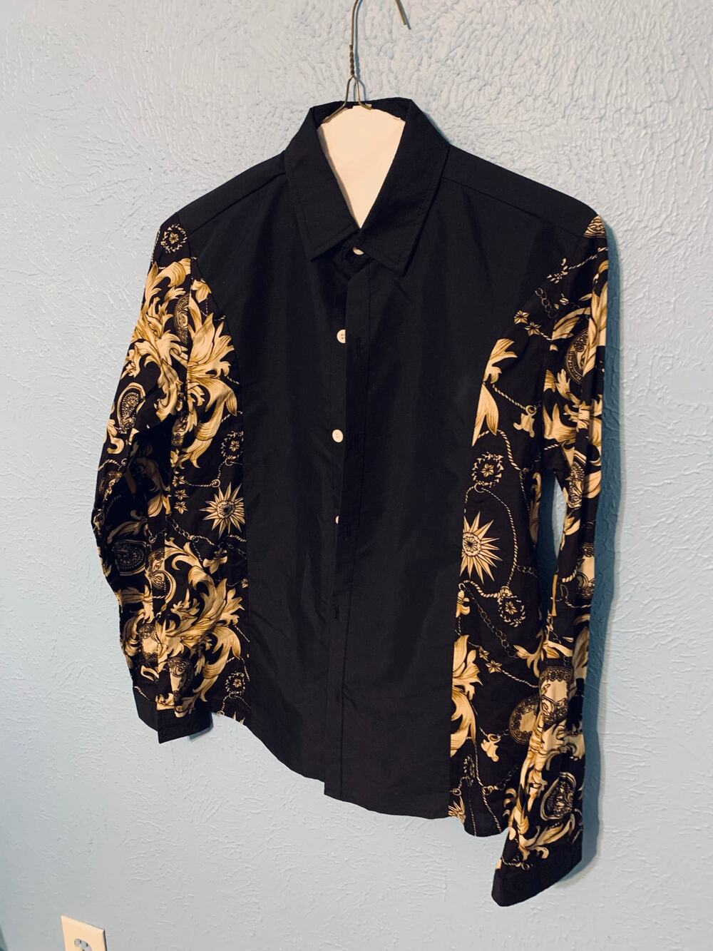 MymStorm Men's Long Sleeve Dressy Shirt - Sz Large